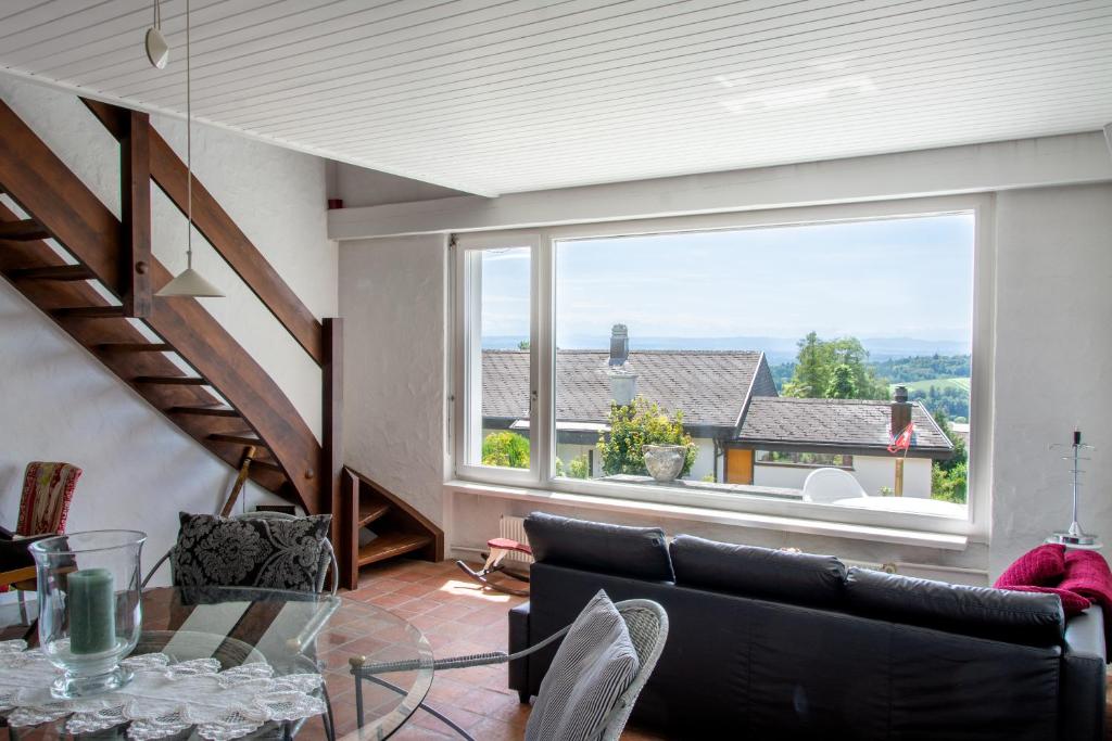 Balkón nebo terasa v ubytování Retreat Lodge Schürmatt -Leben wie SchweizerInnen