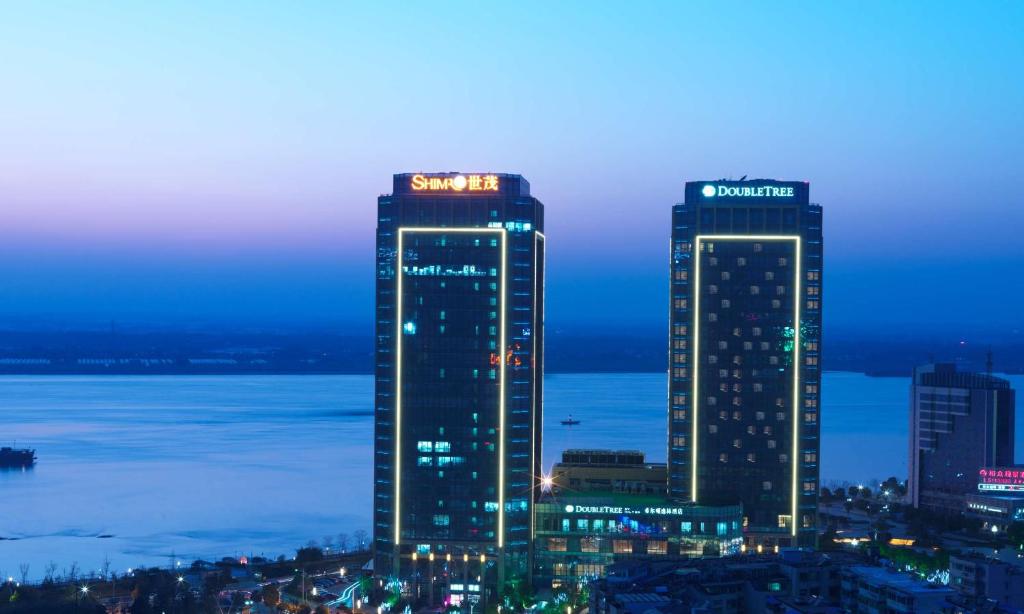 Nespecifikovaný výhled na destinaci Wuhu nebo výhled na město při pohledu z hotelu