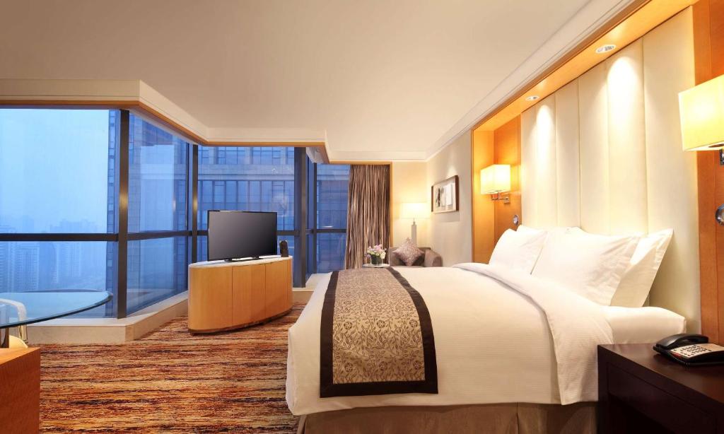 Postel nebo postele na pokoji v ubytování DoubleTree by Hilton Wuhu