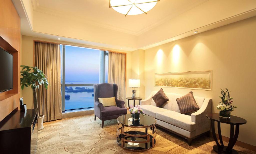 Posezení v ubytování DoubleTree by Hilton Wuhu