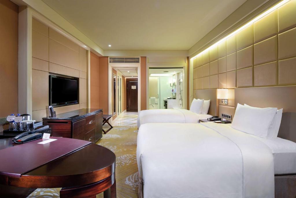 TV a/nebo společenská místnost v ubytování DoubleTree by Hilton Hotel Putian