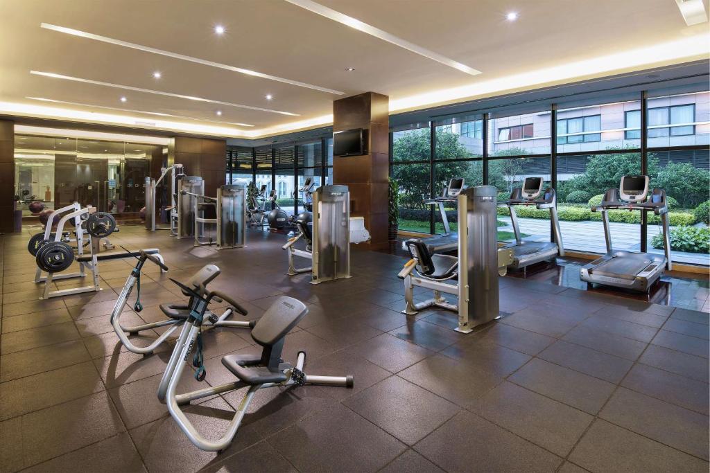 Fitness centrum a/nebo fitness zařízení v ubytování DoubleTree by Hilton Hotel Putian