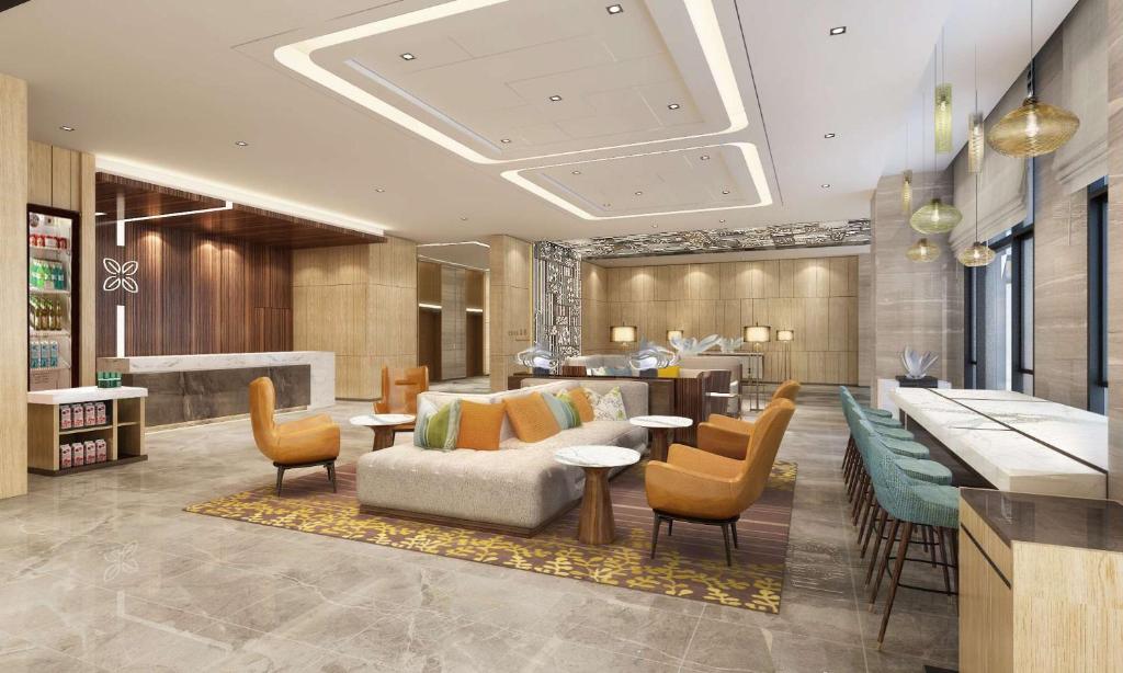 Posezení v ubytování Hilton Garden Inn Shiyan