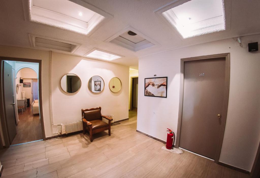 Posezení v ubytování Hotel King Pyrros