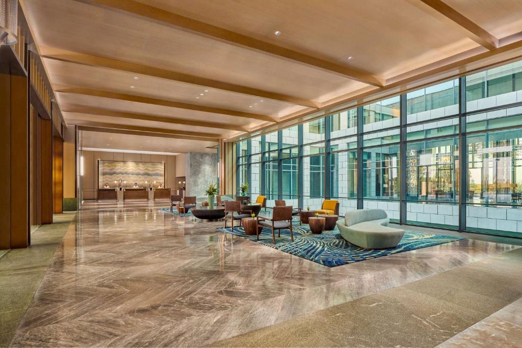 Posezení v ubytování Hilton Shanghai Fengxian