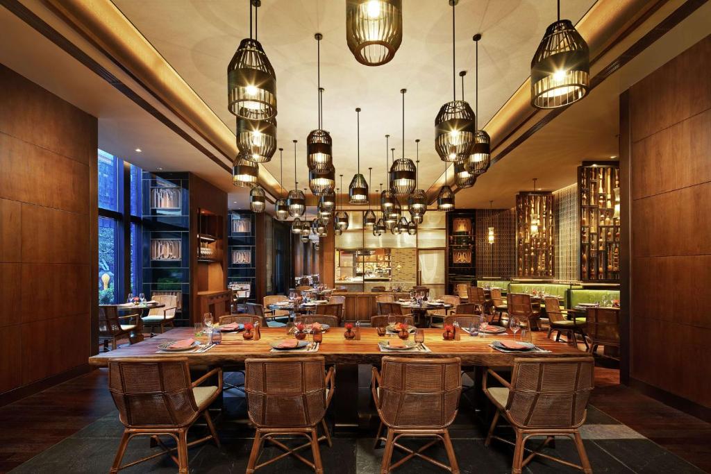 Restaurace v ubytování Conrad Tianjin