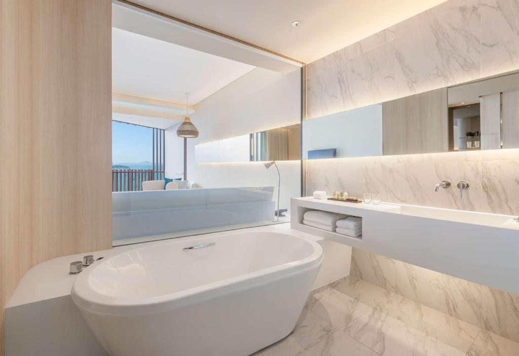 Koupelna v ubytování Hilton Pattaya
