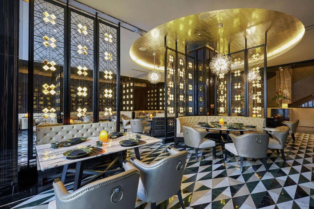 Posezení v ubytování Hilton Manila