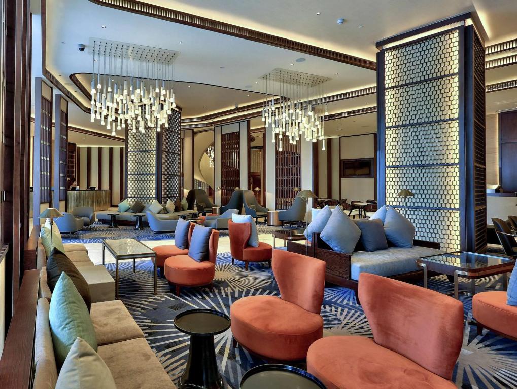 Posezení v ubytování Hilton Da Nang