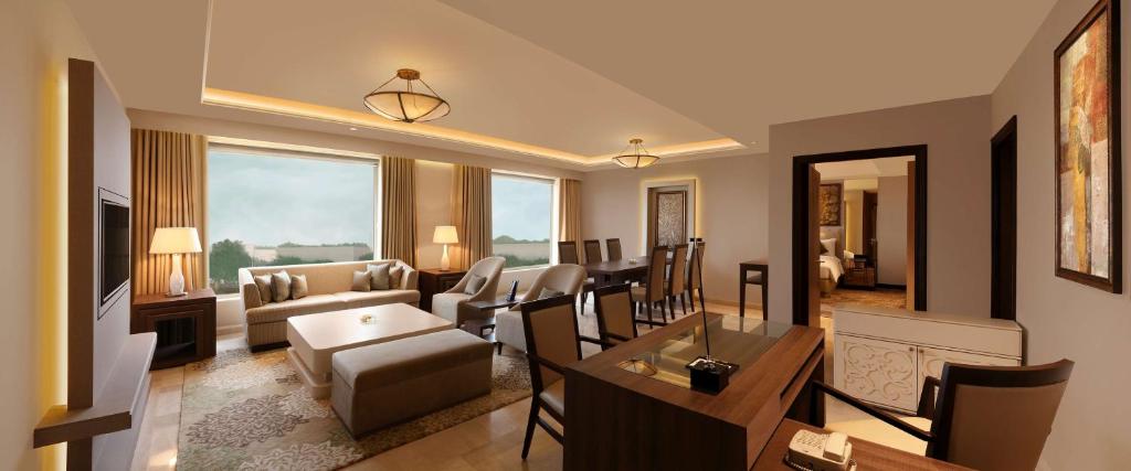 Posezení v ubytování DoubleTree by Hilton Agra