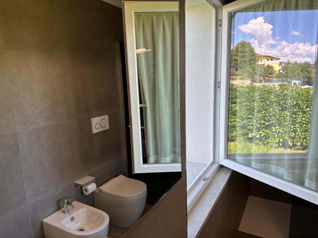 Koupelna v ubytování Hotel Riviera
