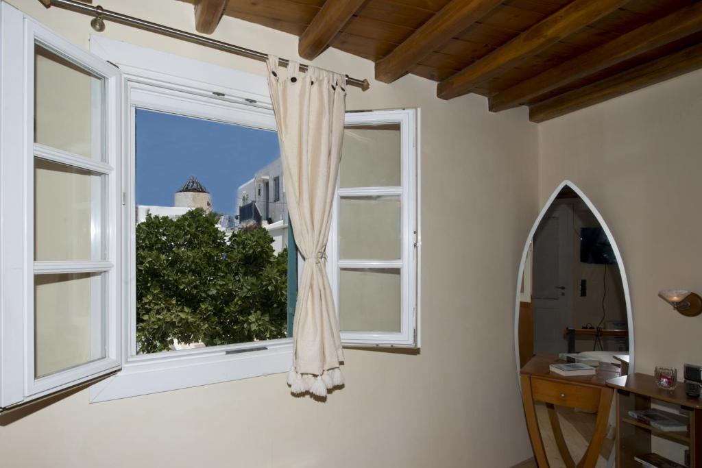 Balkón alebo terasa v ubytovaní Hibiscus Rosa Mykonos