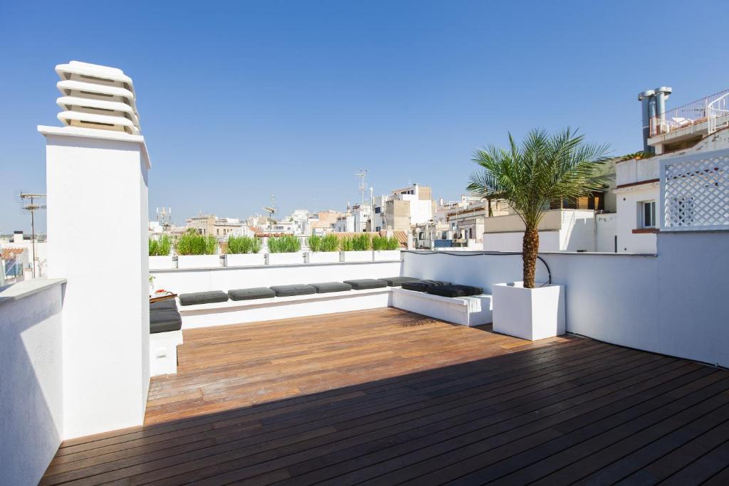 Balkón nebo terasa v ubytování Kare No Apartments by Sitges Group