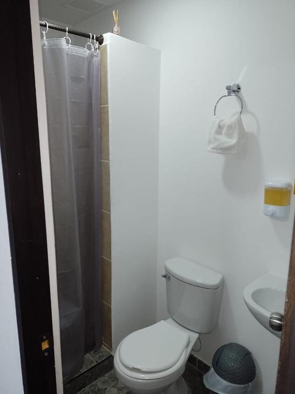 Koupelna v ubytování Hostal Villa del Sol