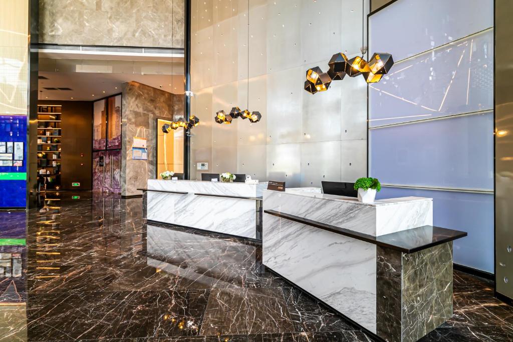 Posezení v ubytování 佛山敏卓酒店Mentor Hotel