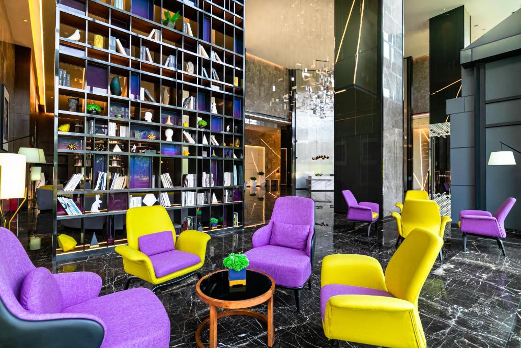 Posezení v ubytování 佛山敏卓酒店Mentor Hotel