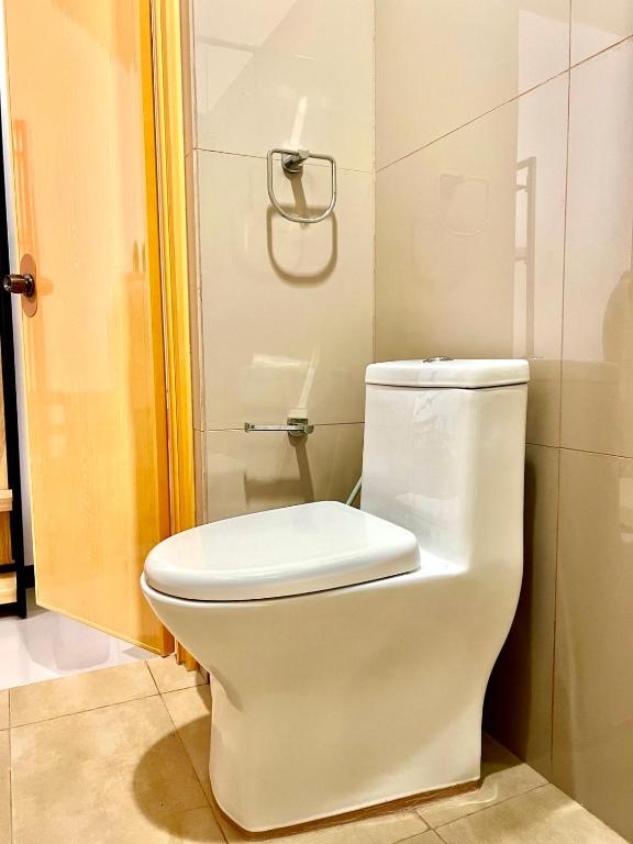 Koupelna v ubytování E&R Airport Hotel