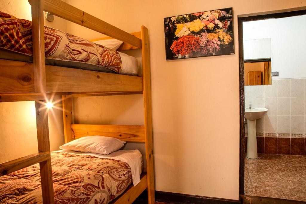 Krevet ili kreveti u jedinici u okviru objekta Bear Packer Hostel