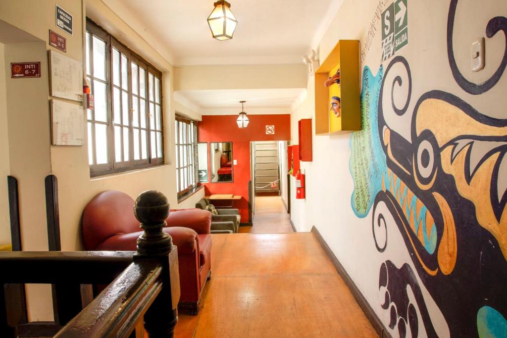 Prostor za sedenje u objektu Bear Packer Hostel