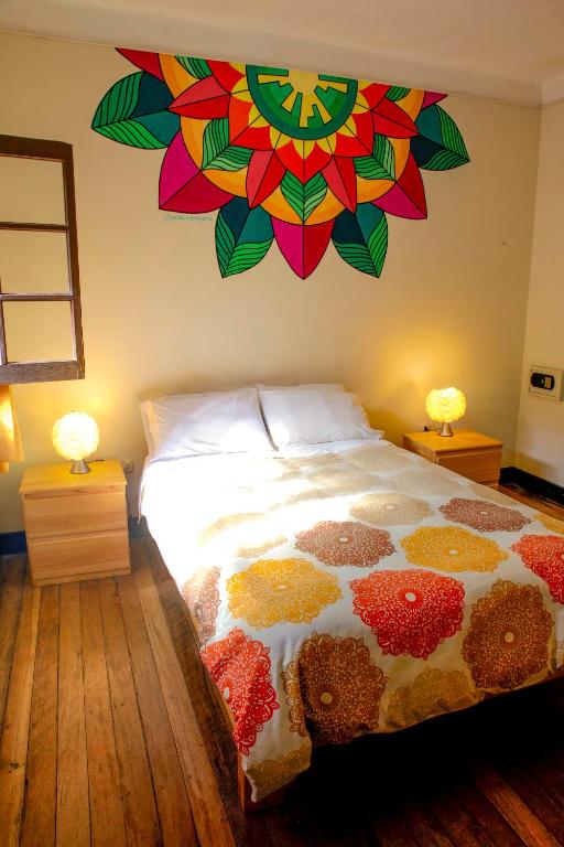 Krevet ili kreveti u jedinici u okviru objekta Bear Packer Hostel