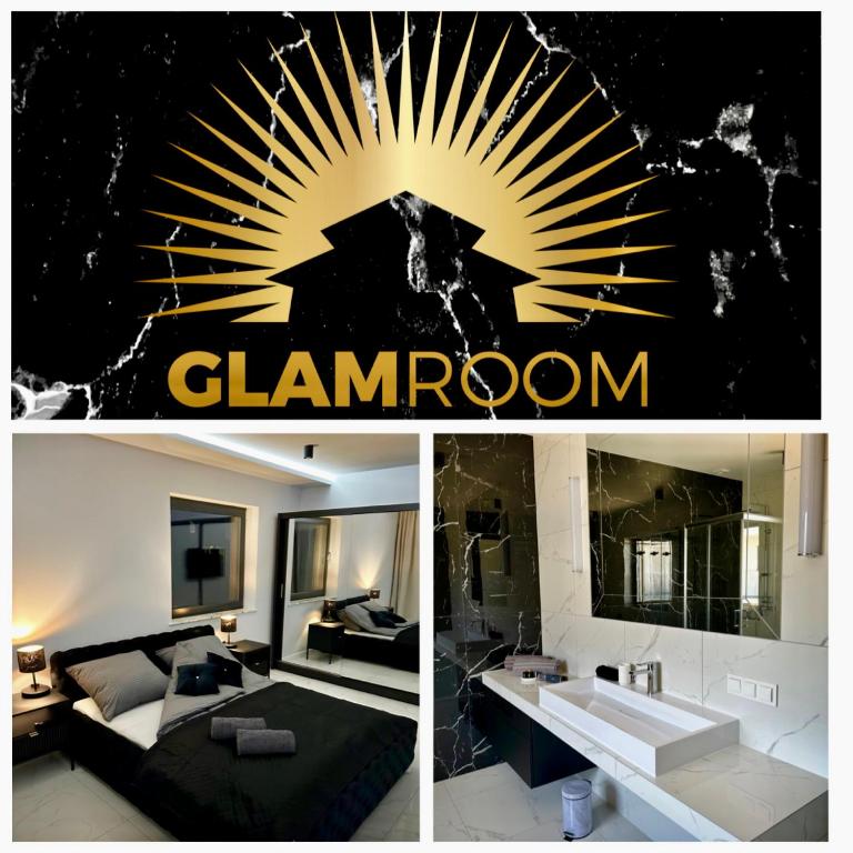 Koupelna v ubytování GLAMROOM Mechelinki