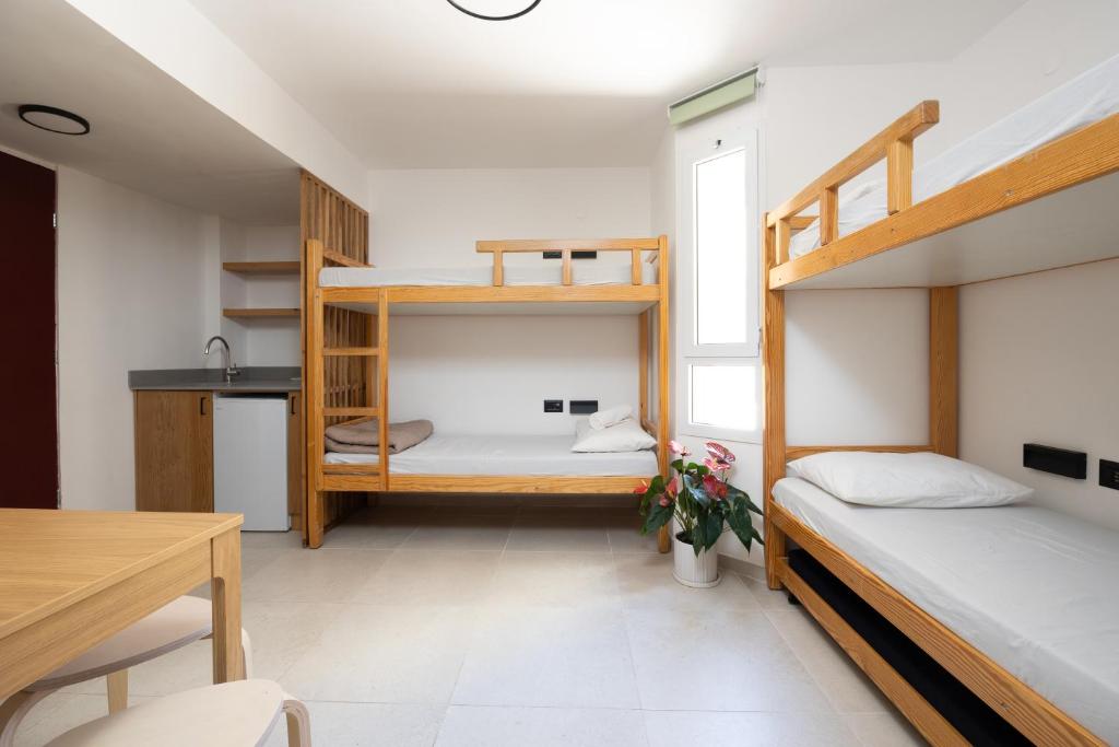 Ein Bett oder Betten in einem Zimmer der Unterkunft SPNI Eilat Field School
