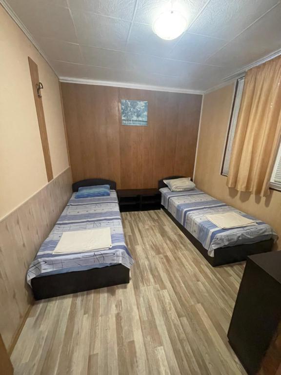 Postel nebo postele na pokoji v ubytování Bungalow Silitur