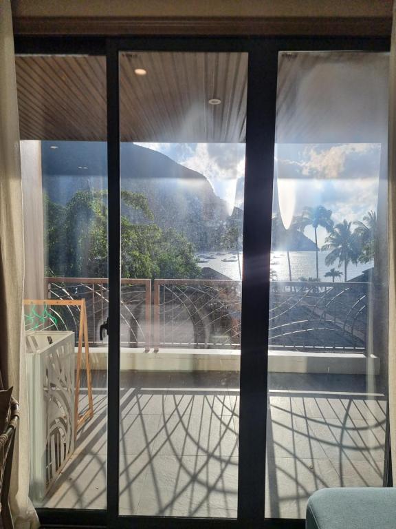Balkón nebo terasa v ubytování El Nido Garden Resort