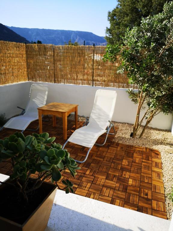 Posezení v ubytování B&B Natura