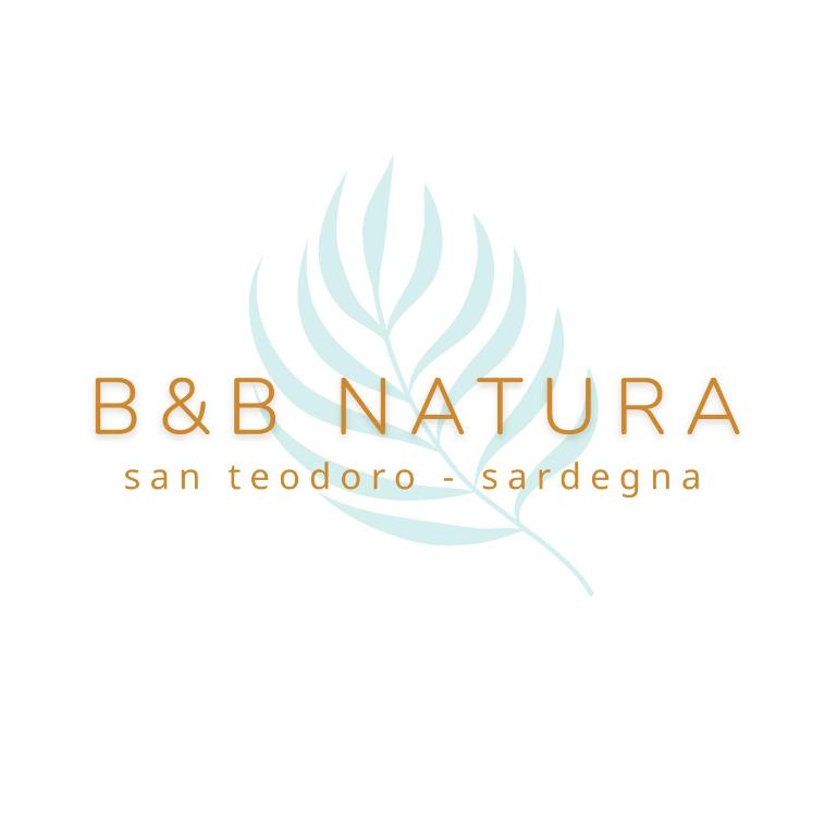 um logótipo para um restaurante com um logótipo frondoso em B&B Natura em San Teodoro