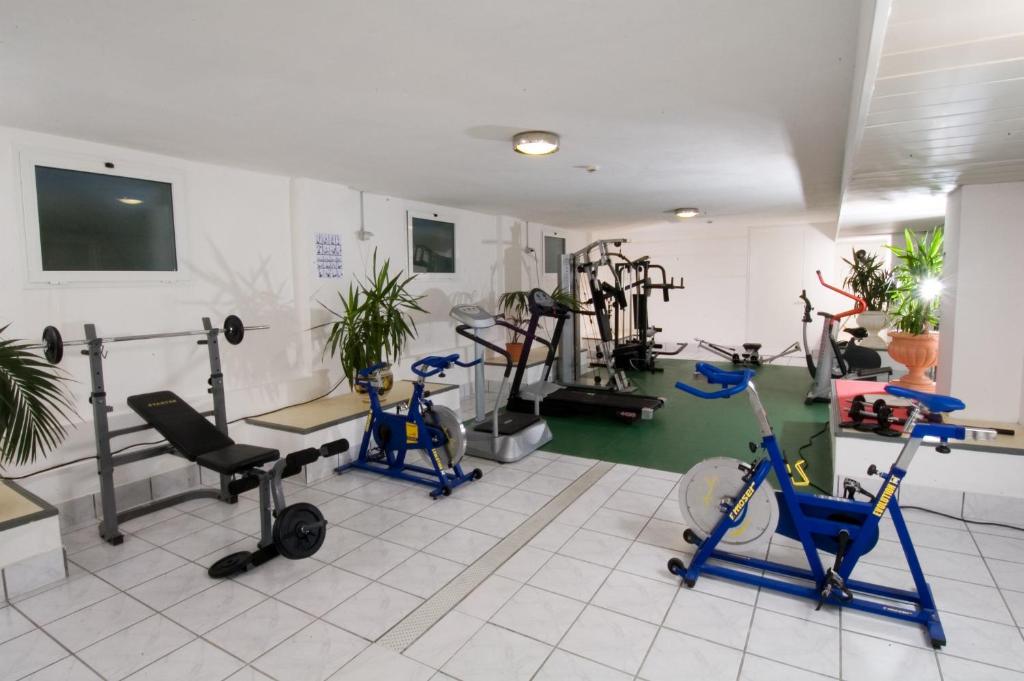 Fitness centrum a/nebo fitness zařízení v ubytování Hotel Miramare
