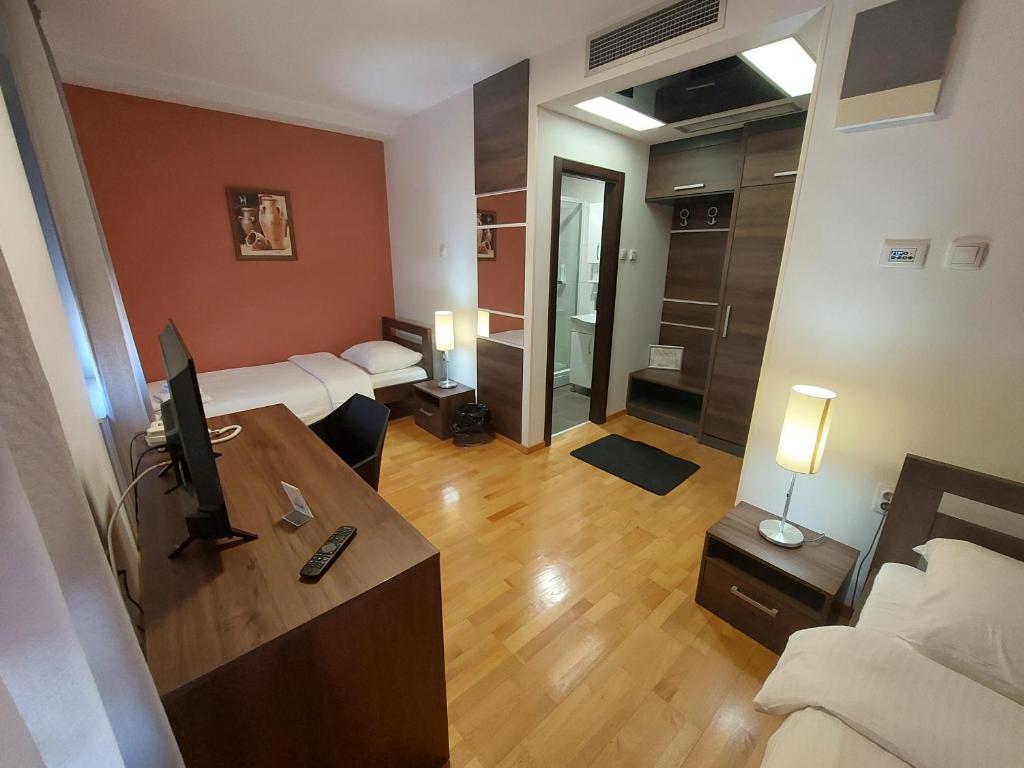 Postel nebo postele na pokoji v ubytování Motel MS