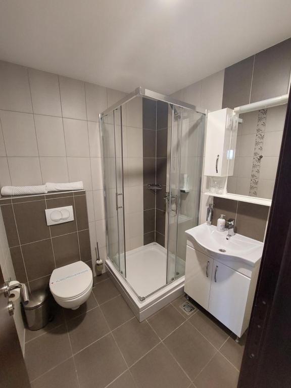 Koupelna v ubytování Motel MS