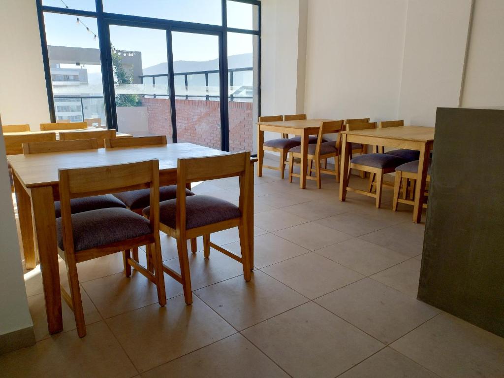 Restaurace v ubytování Distrito A FMA-Coliving