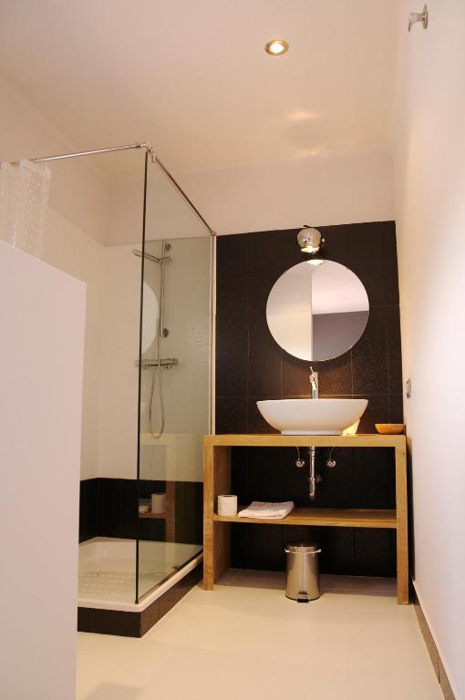 Koupelna v ubytování Hostal Totsompops