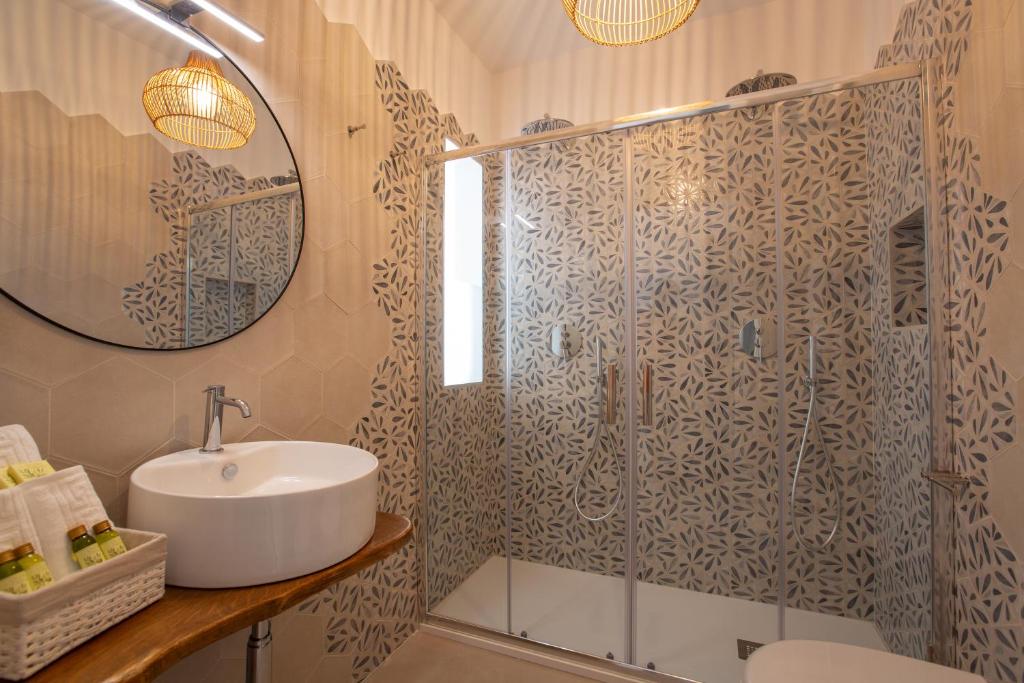 Koupelna v ubytování Le Dune Luxury Rooms