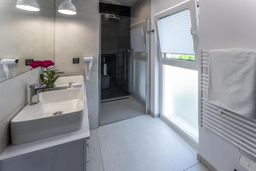 Koupelna v ubytování Klif Resort Apartamenty