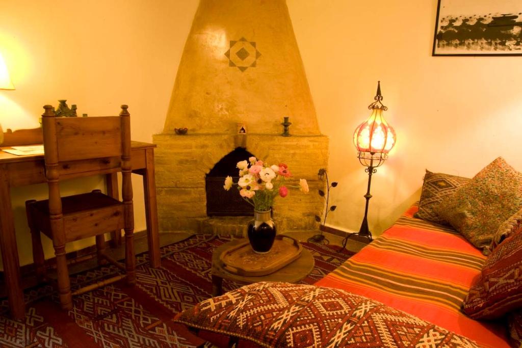 Posezení v ubytování Riad Al Bartal