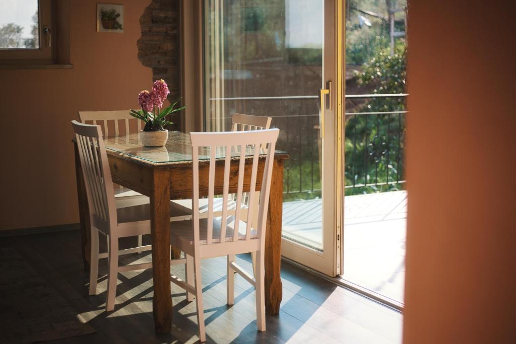 Balkón nebo terasa v ubytování La Bosca agriturismo