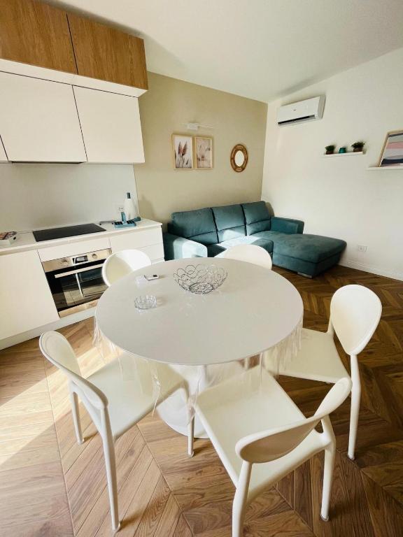 Kuchyň nebo kuchyňský kout v ubytování Resort Estia