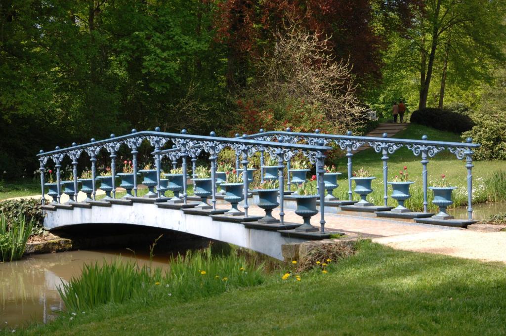 Zahrada ubytování Am Wasserturm Pension