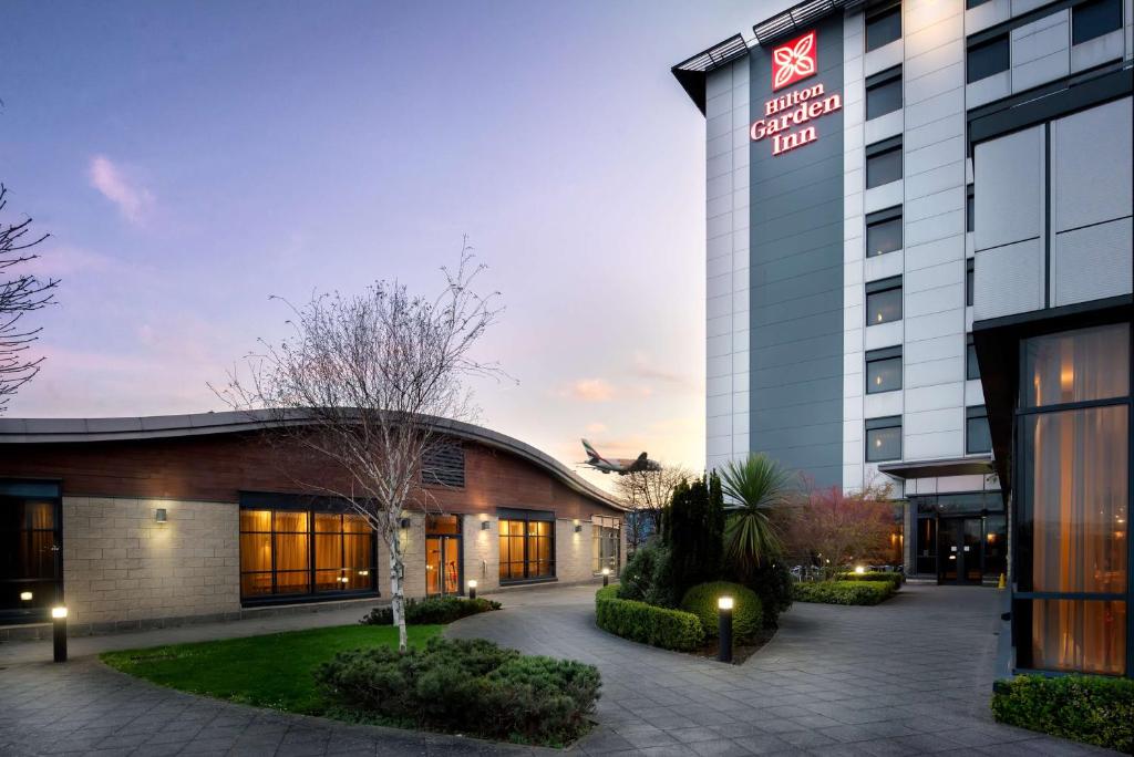 a rendering of the front of a hotel at Hilton Garden Inn London Heathrow Airport in Hillingdon