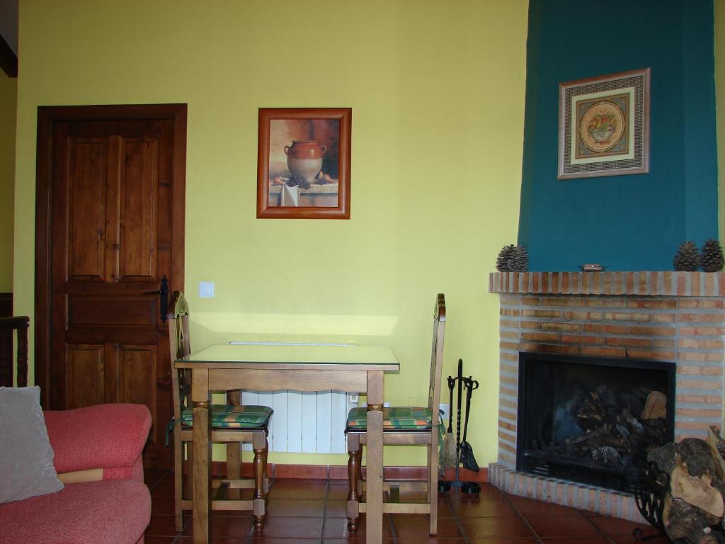 Zona de estar de Apartamentos Sierra de Segura