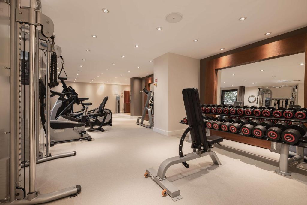 Fitness centrum a/nebo fitness zařízení v ubytování Hilton The Hague