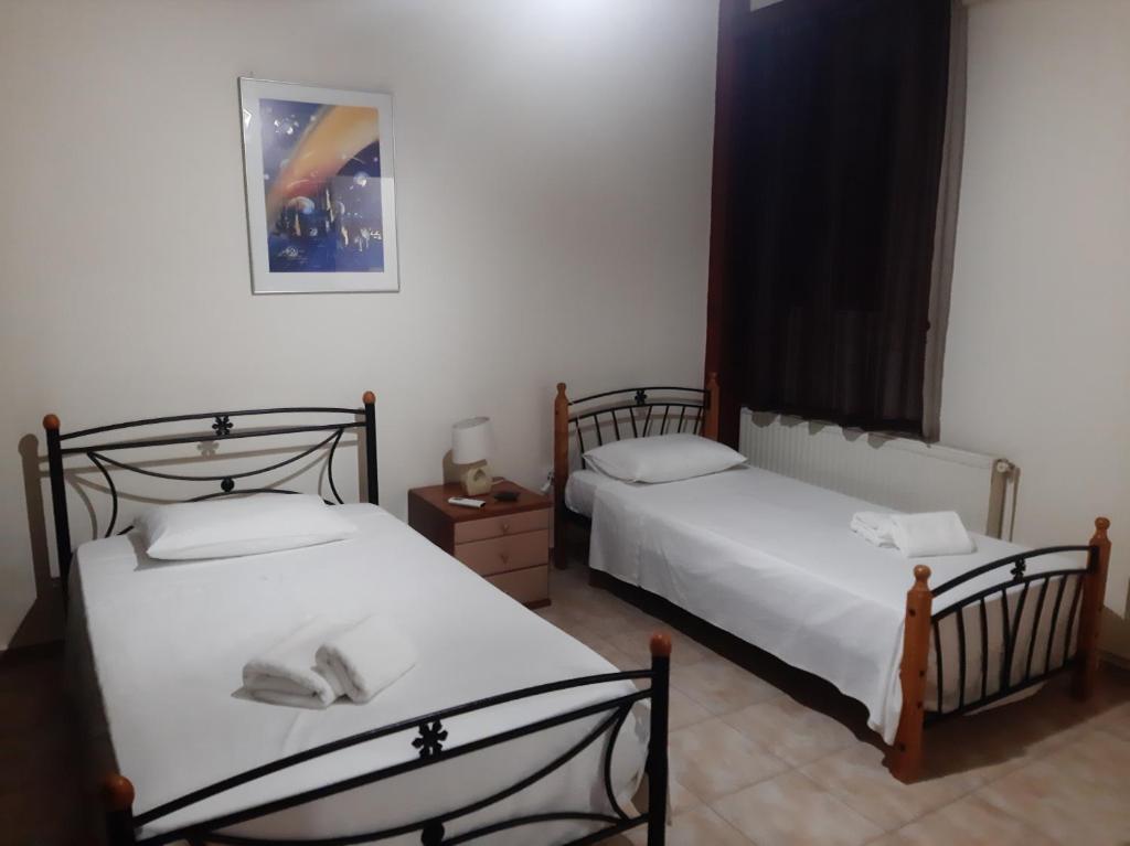 Posteľ alebo postele v izbe v ubytovaní Retro Chic Apartment