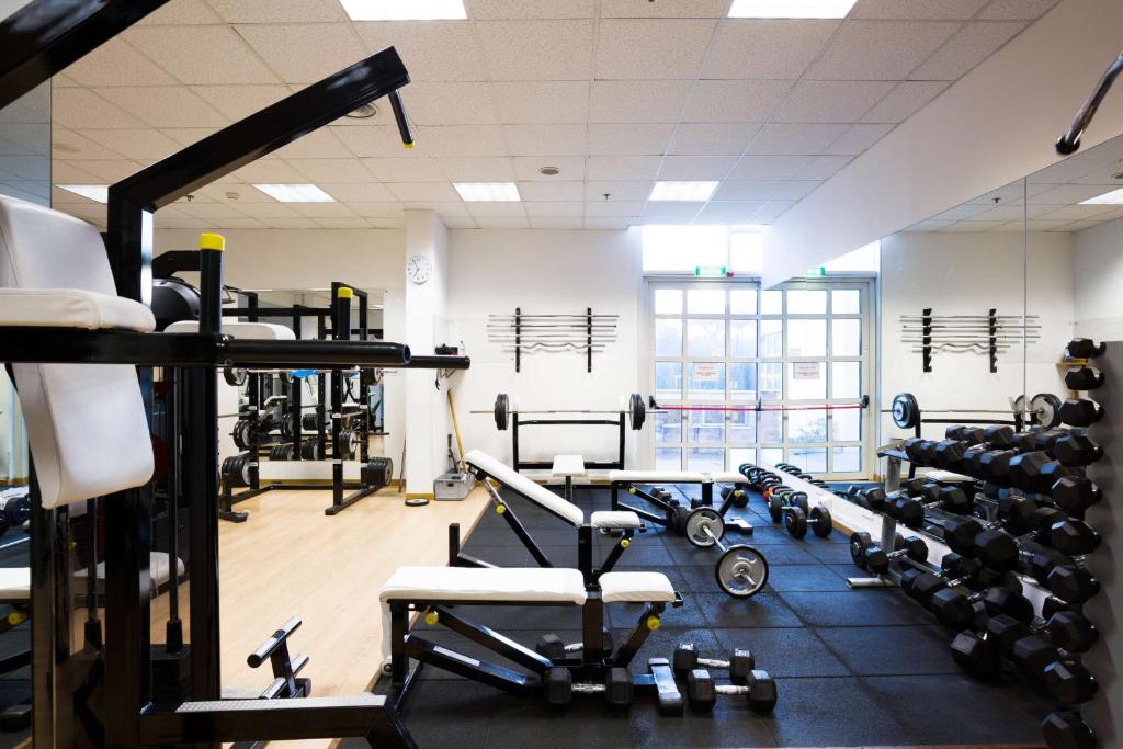 Fitness centrum a/nebo fitness zařízení v ubytování Hilton Rome Airport