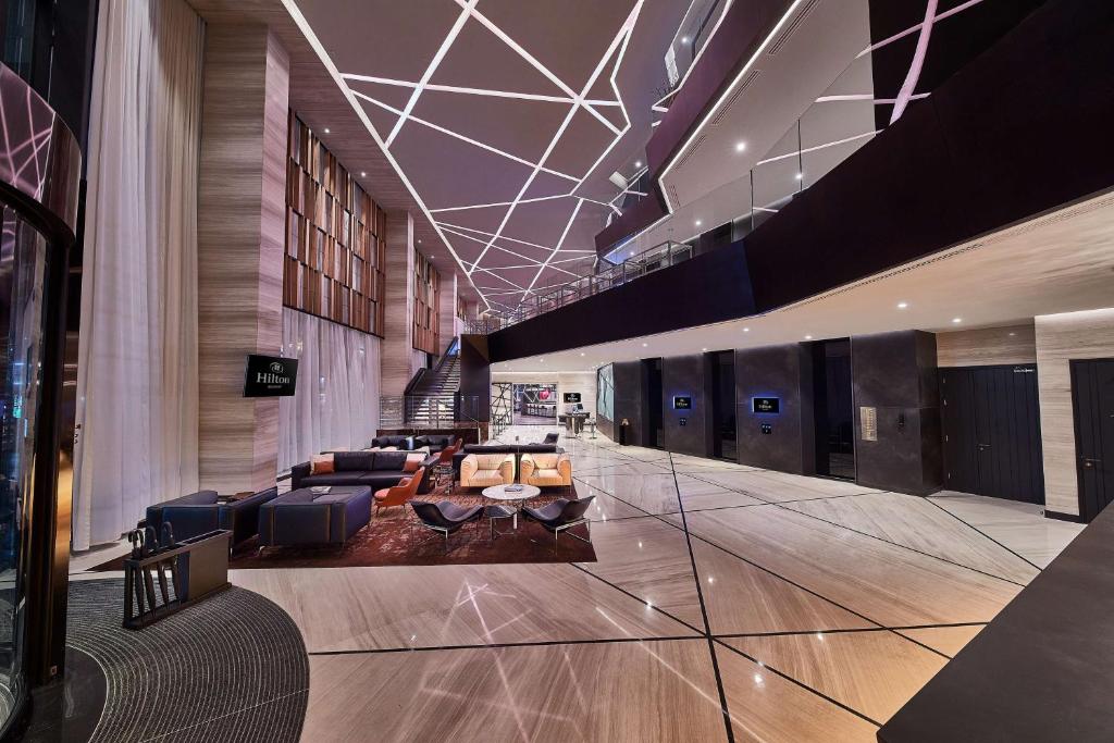 Posezení v ubytování Hilton Belgrade