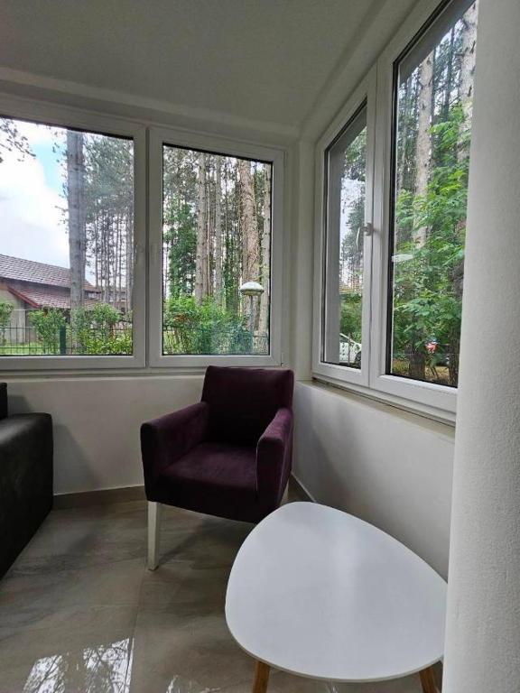 Posezení v ubytování Guesthouse Silva