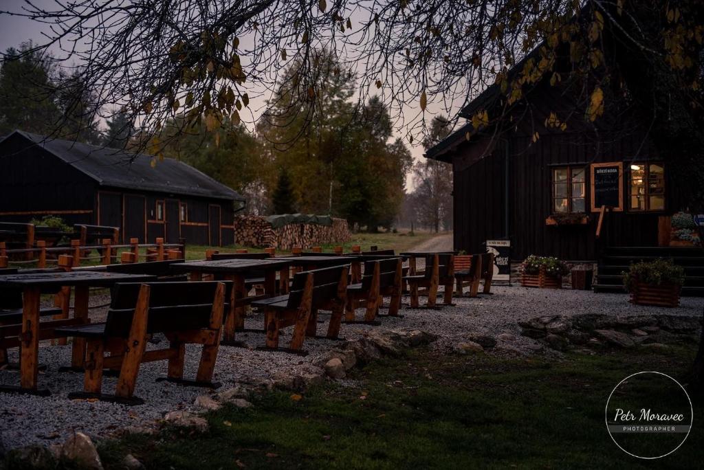 Restaurace v ubytování Hájenka Knížecí Pláně