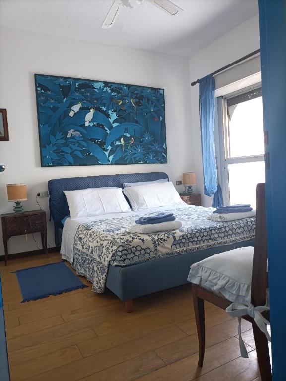 Posteľ alebo postele v izbe v ubytovaní relax e atmosfera di mare